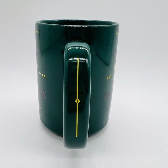 DISNEY HUNTER GREEN DISNEY UNIVERSITY MUG WITH MICKEY MOUSE - Picture 4 of 9